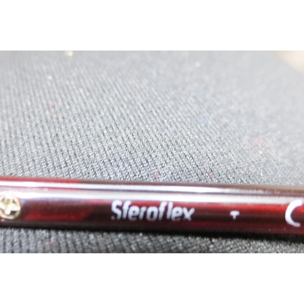 Sferoflex 2239 352 Burgundy Metal Rectangular Eyeglasses Frames 55-18-140